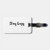 Lazy Day Bliss Gepäckanhänger (Rückseite horizontal)