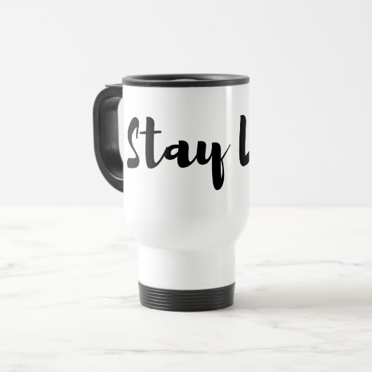 Lazy Day Bliss Reisebecher (Vorderseite Links)