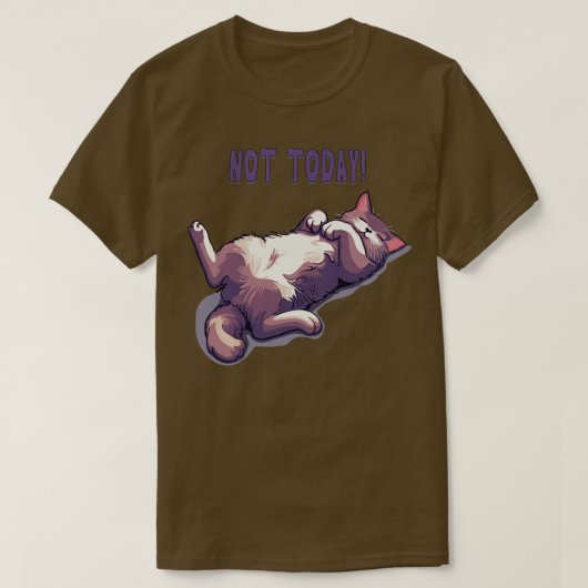 Lazy Day Cat T-Shirt (Design vorne)