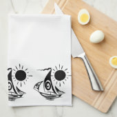 Lazy Day Sailing Geschirrtuch (Viertel Falte)