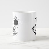 Lazy Day Sailing Jumbo-Tasse (Vorderseite)