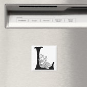 Lazy Days Letter 'L' - Magnet (In Situ (Geschirrspüler))