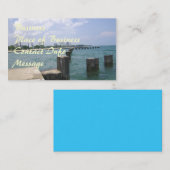 Lazy Days on Dock Visitenkarte (Vorne/Hinten)