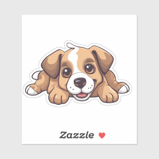 Lazy Dog Aufkleber (Blatt)