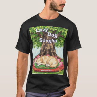 Lazy Dog Sangha T - Shirt vorne und hinten