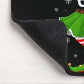 Lazy Elf Christmas Family Girls Elf Squad Xm Mousepad (Ecke)
