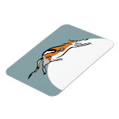 Lazy Fat Tricolor Funny Cat Magnet (Linke Seite)