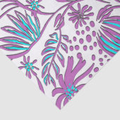 Lazy floral Muster auf White Metal Lunch Box Seidenpapier (Detail)