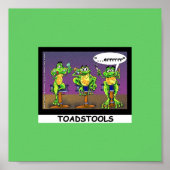 Lazy Frogs aka Toadstools Funny Poster (Vorne)