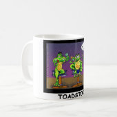 Lazy Frogs alias Toadstools Funny Gifts & T-Shirts Kaffeetasse (Vorderseite Links)