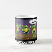Lazy Frogs alias Toadstools Funny Gifts & T-Shirts Kaffeetasse (Mittel)