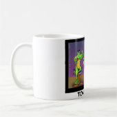 Lazy Frogs alias Toadstools Funny Gifts & T-Shirts Kaffeetasse (Links)