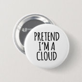 Lazy Funny Halloween Kostüm - Cloud Gift Sky Hoch Button (Vorne & Hinten)