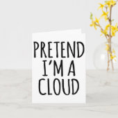 Lazy Funny Halloween Kostüm - Cloud Gift Sky Hoch Karte (Gelbe Blume)