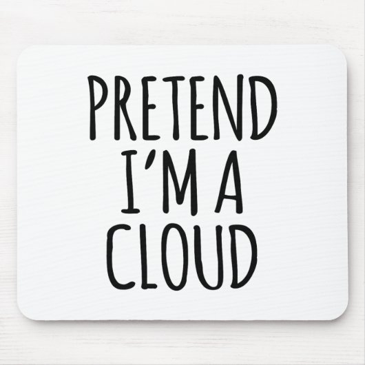 Lazy Funny Halloween Kostüm - Cloud Gift Sky Hoch Mousepad (Vorne)
