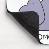 Lazy Funny Hippo werde ich die ganze Welt erobern Mousepad (Ecke)