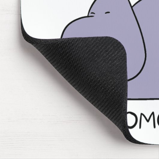 Lazy Funny Hippo werde ich die ganze Welt erobern Mousepad (Ecke)
