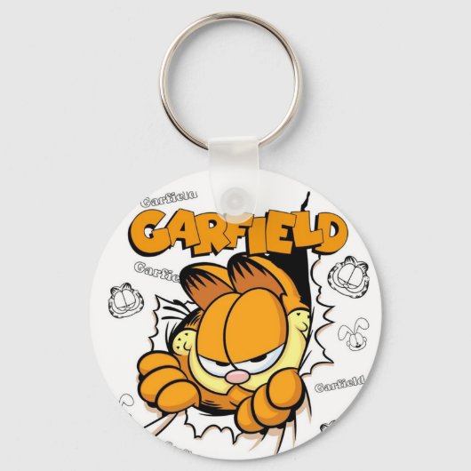 Lazy Garfield Smash Schlüsselanhänger (Vorderseite)