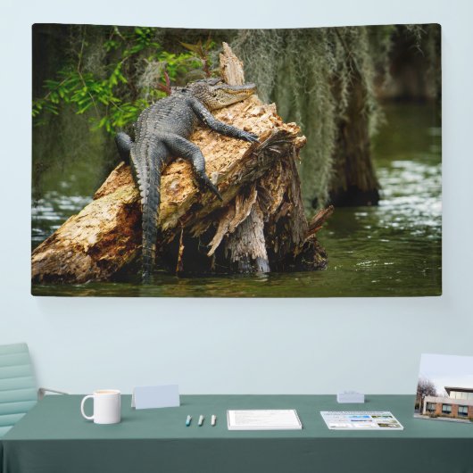 Lazy Gator 4x6' Banner (Messe)