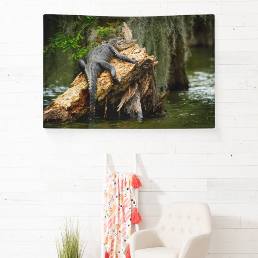 Lazy Gator 4x6' Banner (InSitu)