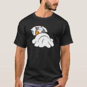 Lazy Guinea Pig Tardy besser spät als nie Guine T-Shirt (Vorderseite)