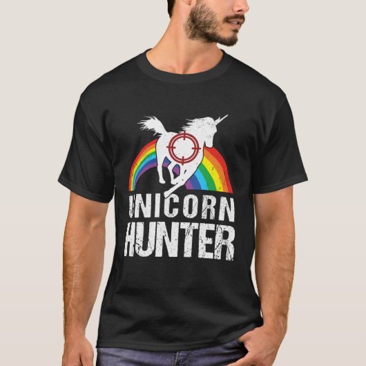 Lazy Halloween Costume Fairy Rainbow Unicorn Hunte T-Shirt (Vorderseite)