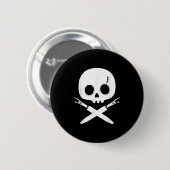 Lazy Halloween Costume Sewing Rate Skull Seam Ripp Button (Vorne & Hinten)