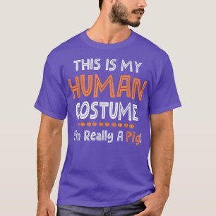 LAzy Halloween, das ist mein menschliches Kostüm, T-Shirt