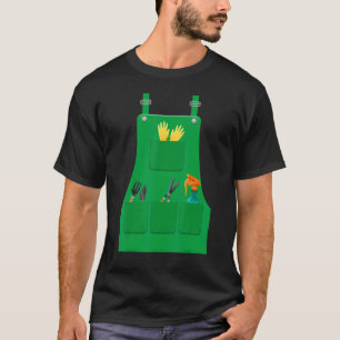 Lazy Halloween Gardener Kostüm Groundkeeper Unifo T-Shirt