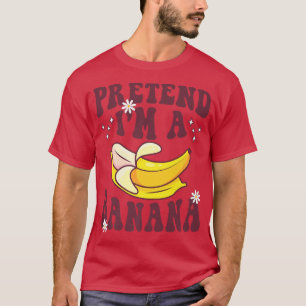 Lazy Halloween Kostüm Funny, als wäre ich eine Ban T-Shirt