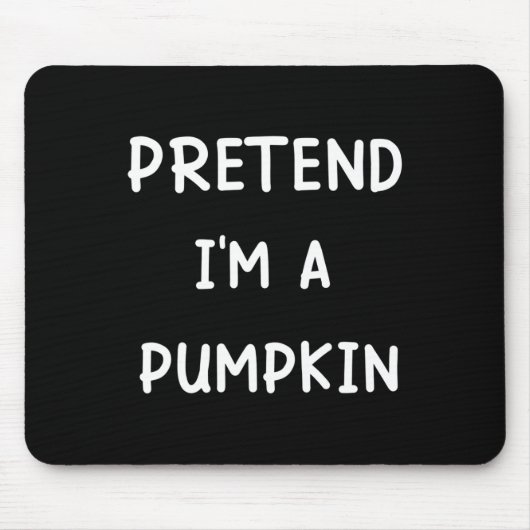 Lazy Halloween-Kostüm, so tun, als wäre ich ein Kü Mousepad (Vorne)