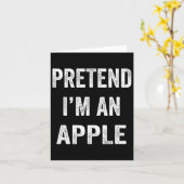 Lazy Halloween, so als wäre ich Apple Funny Hallow Karte (Gelbe Blume)