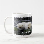 Lazy Happens Polar Bear Kaffeetasse (Links)