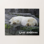 Lazy Happens Polar Bear Puzzle (Horizontal)