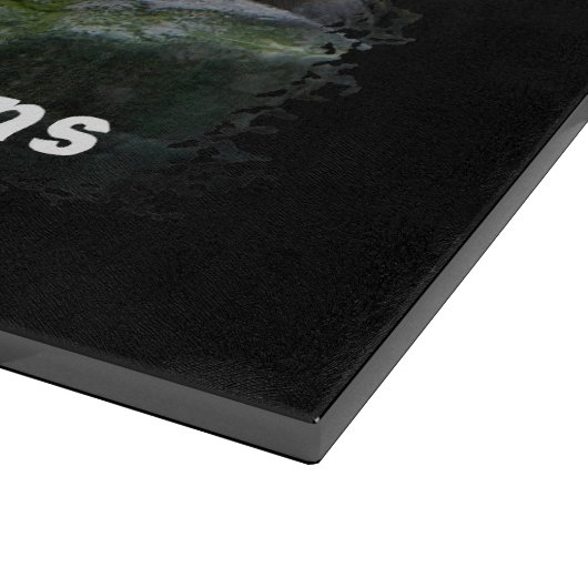 Lazy Happens Polar Bear Schneidebrett (Ecke)