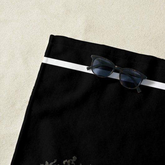 Lazy Happens Polar Bear Strandtuch (Beispiel)