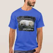 Lazy Happens Polar Bear T-Shirt (Vorderseite)