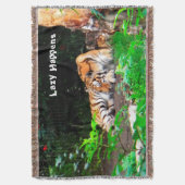 Lazy Happens Siberian Tiger Decke (Vorderseite Vertikal)