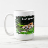 Lazy Happens Siberian Tiger Kaffeetasse (Links)