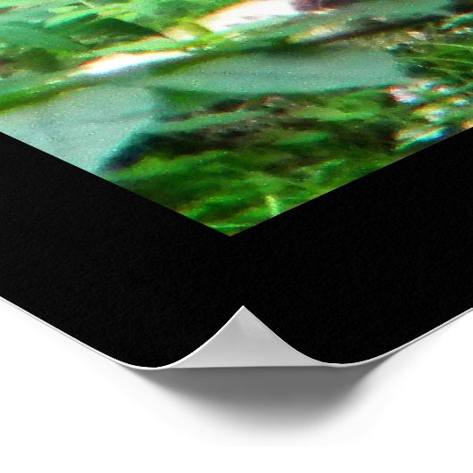 Lazy Happens Siberian Tiger Poster (Ecke)