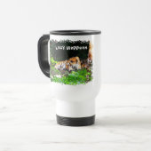 Lazy Happens Siberian Tiger Reisebecher (Vorderseite Links)