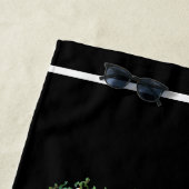 Lazy Happens Siberian Tiger Strandtuch (Beispiel)