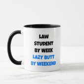 Lazy Hintern Law Student Tasse (Links)