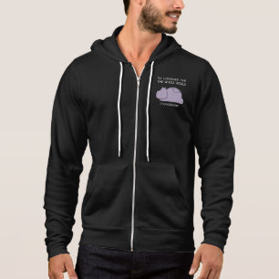 Lazy Hippo Ich erobere die Welt morgen Hoodie