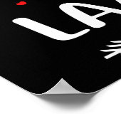 Lazy in Liebe Sheep für Valentinstag Singles Poster (Ecke)