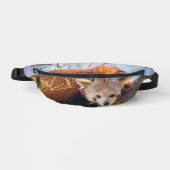 Lazy kleine rote Panda Bauchtasche (Vorderseite)