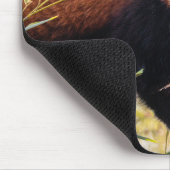 Lazy kleine rote Panda Mousepad (Ecke)