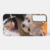 Lazy kleine rote Panda Samsung Galaxy Hülle (Rückseite (Horizontal))