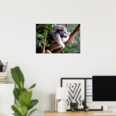Lazy Koala Poster (Heimbüro)