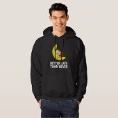 Lazy Ladybug Tardy Better Late Than Never Ladybug Hoodie (Vorne ganz)